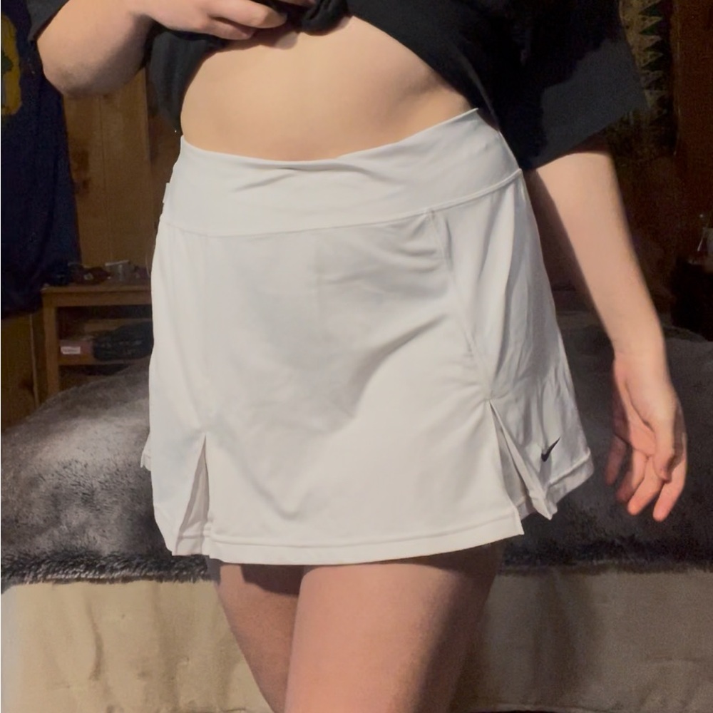 Nike White Mini Skirt